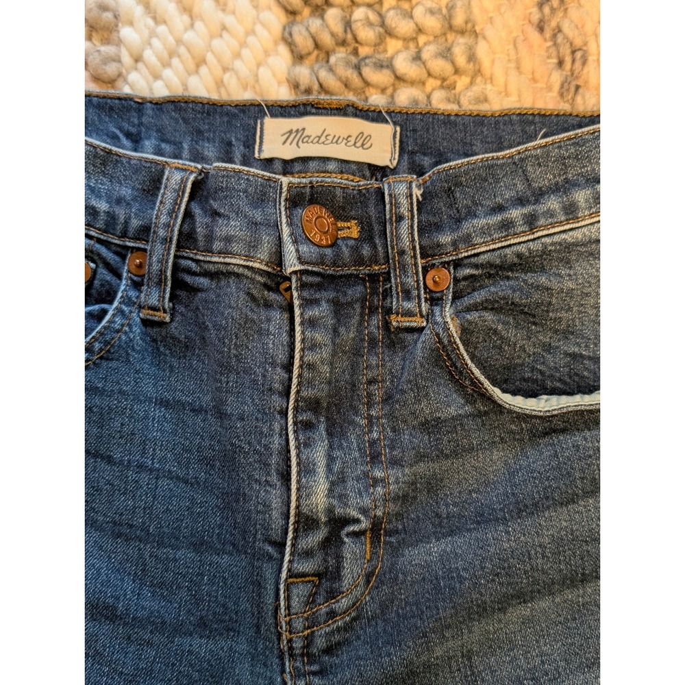Madewell Cruiser Straight Jeans Womens 26 High Rise Blue Denim Pants
